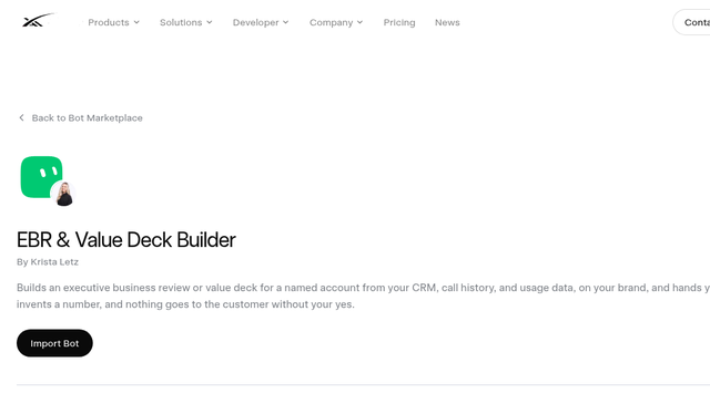EBR & Value Deck Builder marketplace - Add to Grok Bot